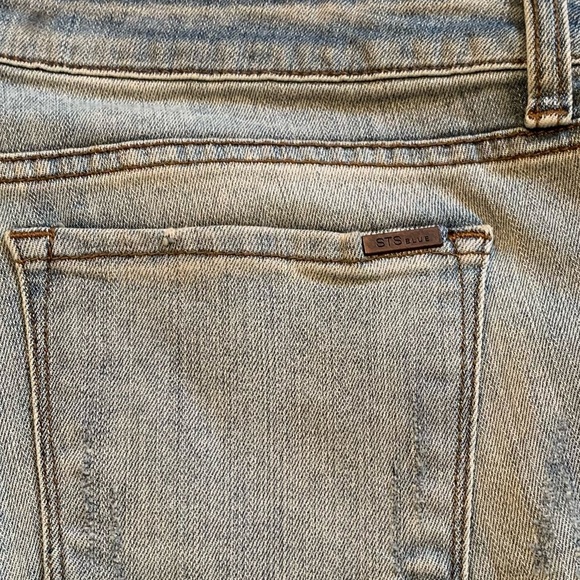 STS Blue Star Stud Taylor Tomboy Jeans Distressed Raw Hem - Boyfriend Fit - Picture 10 of 14